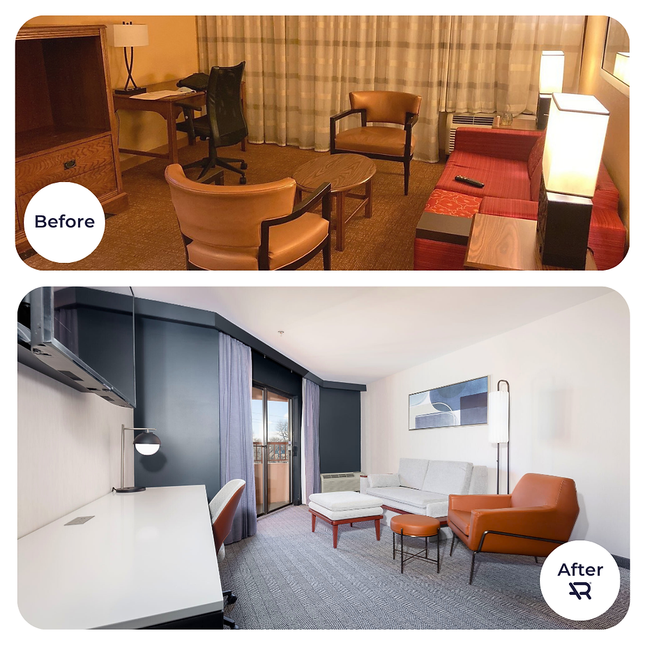 fulfilling a hotel PIP as a new hotel owner interior hotel renovation