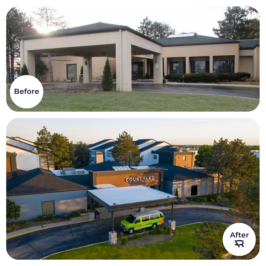 renovating hotel exterior new hotel owner marriott renovation