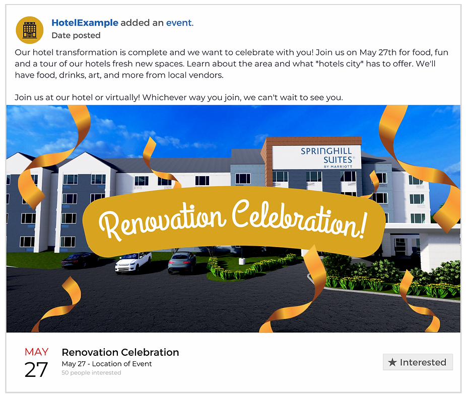 During the renovation